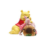 Enesco Disney Traditions by Jim Shore Winnie The Pooh and Piglet by Log Figurine, 3.82 Inch, Multicolor