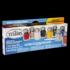 Testors Acrylic Value Finishing Paint Set - 9196T