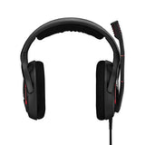 EPOS I Sennheiser GAME ONE Gaming Headset, Open Acoustic, Noise-canceling mic, Flip-To-Mute, XXL plush velvet ear pads, compatible with PC, Mac, Xbox One, PS4, Nintendo Switch, and Smartphone - Black (506080)