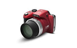 Minolta Pro Shot 16 Mega Pixel HD Digital Camera with 53x Optical Zoom, Full 1080p HD Video & 16GB SD Card, MN53Z, Red