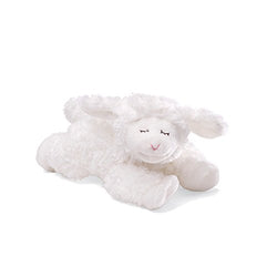 Baby GUND Winky Lamb Stuffed Animal Plush Rattle, White, 7"