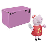 Hasbro Peppa Pig Oink-Along Songs Peppa Singing Plush Doll with Sparkly Red Dress and Bow, Sings 3 Songs Inspired by The TV Series, Ages 3 and up