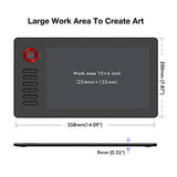 VEIKK A15 Graphics Drawing Tablet with 12 Shortcut Keys, Compatible with Windows/Mac/Linux/Andorid OS, Perfect for Sketch, Design, Online Teaching & Art Creation