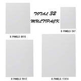 Madisi Painting Canvas Panels Multi Pack, 5x7, 8x10, 9x12, 11x14(8 of Each), 32 Pack