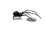 Glass black Widow Figurine Blown Glass Spider hand blown glasses BLACK WIDOW