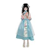 EVA BJD 1/3 SD Doll 60cm 24" Ball Jointed BJD Dolls Full Set Customized SD Doll + Hair + Dress + Shoes