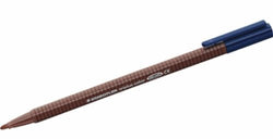 Staedtler Triplus Colour 323-76 Fibre-Tip Pens - Medium Brown by Staedtler