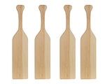 Walnut Hollow Unfinished Pine Wood Paddles for Arts, Crafts, Sorority, Fraternity & Home Decorating (4 Pack), 4 Count