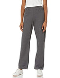 Hanes Women's Petite-Length Middle Rise Sweatpants - Large - Slate Heather