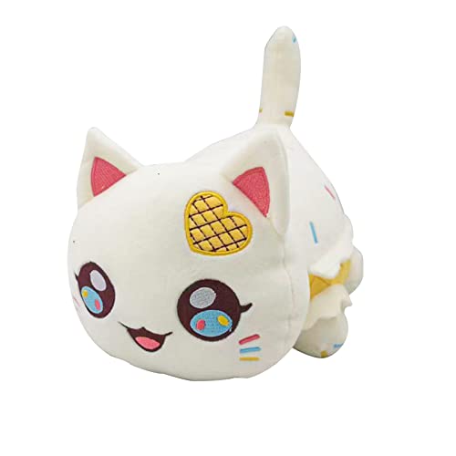 ZRSWQYBZ Meemeows Cat Stuffed Animals Plush Toy,Cute Cat Cartoon Figure Plush Gift for Kids & Fans