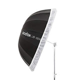 Godox UB-165W 65in 165cm Parabolic Inner White Reflec Umbrella Studio Light Umbrell,Diffuser Cover Cloth with 2.8M Stainless Steel Light Stand,Metal Block Type-D (UB-165W KIT)