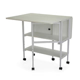 Arrow Dixie Height Adjustable Cutting Table - White