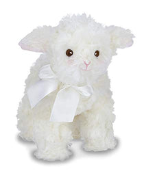 Bearington Baby Lil' Blessings White Lamb Stuffed Animal 6"