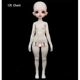 ZDD 29cm BJD Doll 1/6 Lovely Girl SD Dolls 11.4 Inch Ball Jointed Doll DIY Toys with Clothes Hat Makeup Best Gift for Girls