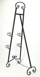 50 Inch Tall Large Wrought Iron Display Picture Easel Metal Decorative Art Holder Frame Stand