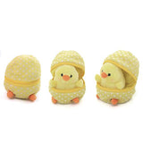 Plushland Plush Chick Stuffed Animal (6”) Surprise Zip Up Egg Hideaway | Cute, Yellow Pastel and Polka Dot Easter Colors | Spring Inspired Gift for Girls and Boys