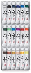 Koi Watercolor Paints 12ml 18/Pkg-Assorted Colors