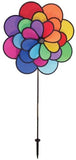 In the Breeze Best Selling Triple Wheel Flower - Ground Stake Included - Colorful Wind Spinner for your Yard or Garden