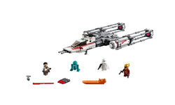 LEGO Star Wars The Rise of Skywalker Resistance Y-Wing Starfighter; Awesome Construction Toy for Creative Kids