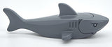 LEGO Shark and Sawfish Combo Pack with Gills and Printed Eyes (1x Dark Gray Sawfish, 1x White Shark, 1x Dark Gray Shark)