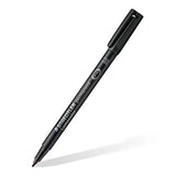 Staedtler Lumocolor Permanent Pen 317-9 Medium 1.0mm Line- Black (Pack of 10)