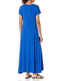 Amazon Essentials Women's Twist Front Maxi Dress, Cobalt, X-Small