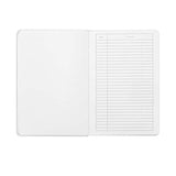 Minimalism Art | Premium Edition Notebook Journal, Medium A5 5.8"x8.3", Dotted, Hard Cover, White, 234 Numbered Pages, Gusseted Pocket, Ribbon Bookmark, Ink-Proof Paper 120gsm | San Francisco