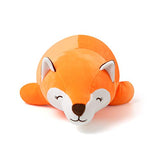 Niuniu Daddy Stuffed Animal Fox Plush Toy Pillow for Kids 11.8In Kawaii Soft Cuddly Hugging/Body Pillow Chrimas/Birthday Gift for Girls Boys