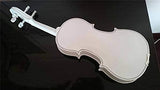 Student Acoustic Violin Full 4/4 Maple Spruce with Case Bow Rosin all white Color