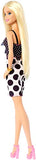 Barbie Fashionistas Doll with Long Blonde Hair Wearing Polka Dot Dress and Accessories, for 3 to 8 Year Olds