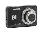 Kodak PIXPRO Friendly Zoom FZ55-BK 16MP Digital Camera with 5X Optical Zoom 28mm Wide Angle and 2.7" LCD Screen (Black)