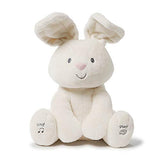 Baby GUND Flora The Bunny Animated Plush Stuffed Animal Toy, Cream, 12"