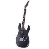 Novice Entry Level 170 Electric Guitar HSH Pickup, Bag, Strap, Paddle, Rocker, Cable, Wrench Tool Black - Affordable & Great Electric Guitars for Beginner Starter