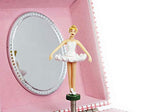 Trousselier - Ballerina - Photoluminescent Musical Cube Box - Glow in The Dark - Dark Pink