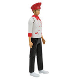 Beverly Hills Doll Collection Sweet Li’l Family Chef Dollhouse Figure - Action People Set, Pretend Play for Kids and Toddlers
