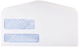 AmazonBasics AMZ92W #9 Double Window Envelopes, White, 500 ct