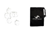 Darice Jewelry Making Charms Crystal Drop Round 1.18in. (3 Pack) SSR 017 Bundle with 1 Artsiga