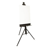 US Art Supply Del Mar Aluminum Light-Weight Studio Easel with Adjustable Tray and Palette Holder