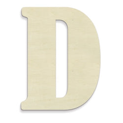 UNFINISHEDWOODCO 23-Inch Unfinished Wood Letter, Large, Letter D