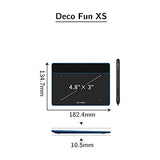 XP-PEN Deco Fun XS Graphic Drawing Tablet 6x4 Inches Digital Sketch Pad OSU Tablet for Digital Drawing, OSU, Online Teaching-for Mac Windows Chrome Linux Android OS(Blue)