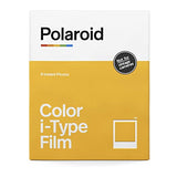 Polaroid Now Plus Instant Film Camera (Calm Blue/Gray Blue) Bundle with Polaroid Originals Color Instant Film for i-Type Cameras (8 Exposures) and Everything Photo Box Bundle (3 Items)