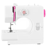 Sewing Machine for Beginners Mini Portable Sewing Machine with 12 Built-In Stitches Heavy Duty Handheld Electric Sewing Machine for Kids, Adjustable Speed & Great for Beginners, Pink