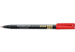 STAEDTLER Lumocolor Permanent Special Markers Transparency Pen 319F Set Of 3Red