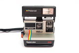 Polaroid Supercolor 635 Instant Film Camera Silver with Rainbow