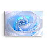 Startonight Canvas Wall Art - White Rose Abstract Flower, Framed 24 x 36 Inches