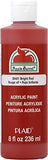 Apple Barrel Acrylic Paint in Assorted Colors (16 Ounce), 21119 White & Acrylic Paint in Assorted Colors (8 Ounce), J20401 Bright Red