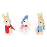 GUND Beatrix Potter Classic Finger Puppets Set of 3 Soft Plush for Ages 1 &Up, 3”