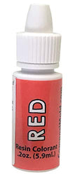 Red Epoxy Pigment (Colorant, Dye, Tint) 6cc (0.2 oz.)