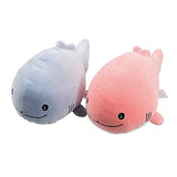 Molizhi Soft Whale Shark Stuffed Animal Big Hugging Plush Pillow Doll Fish Toy Gifts for Girls Boys Friends Kids Children Baby 27.2 inches (Pink)
