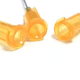 23 Ga 1 Inch Blunt Tip Dispensing Needle with Luer Lock, Precision Applicator (Orange,50 PCS)